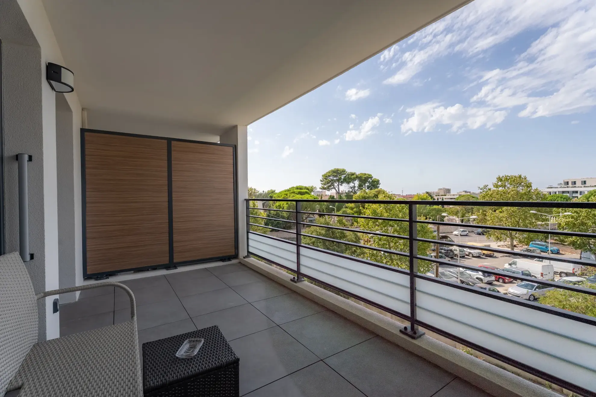 Studio contemporain avec terrasse plein sud à Mazargues, Marseille