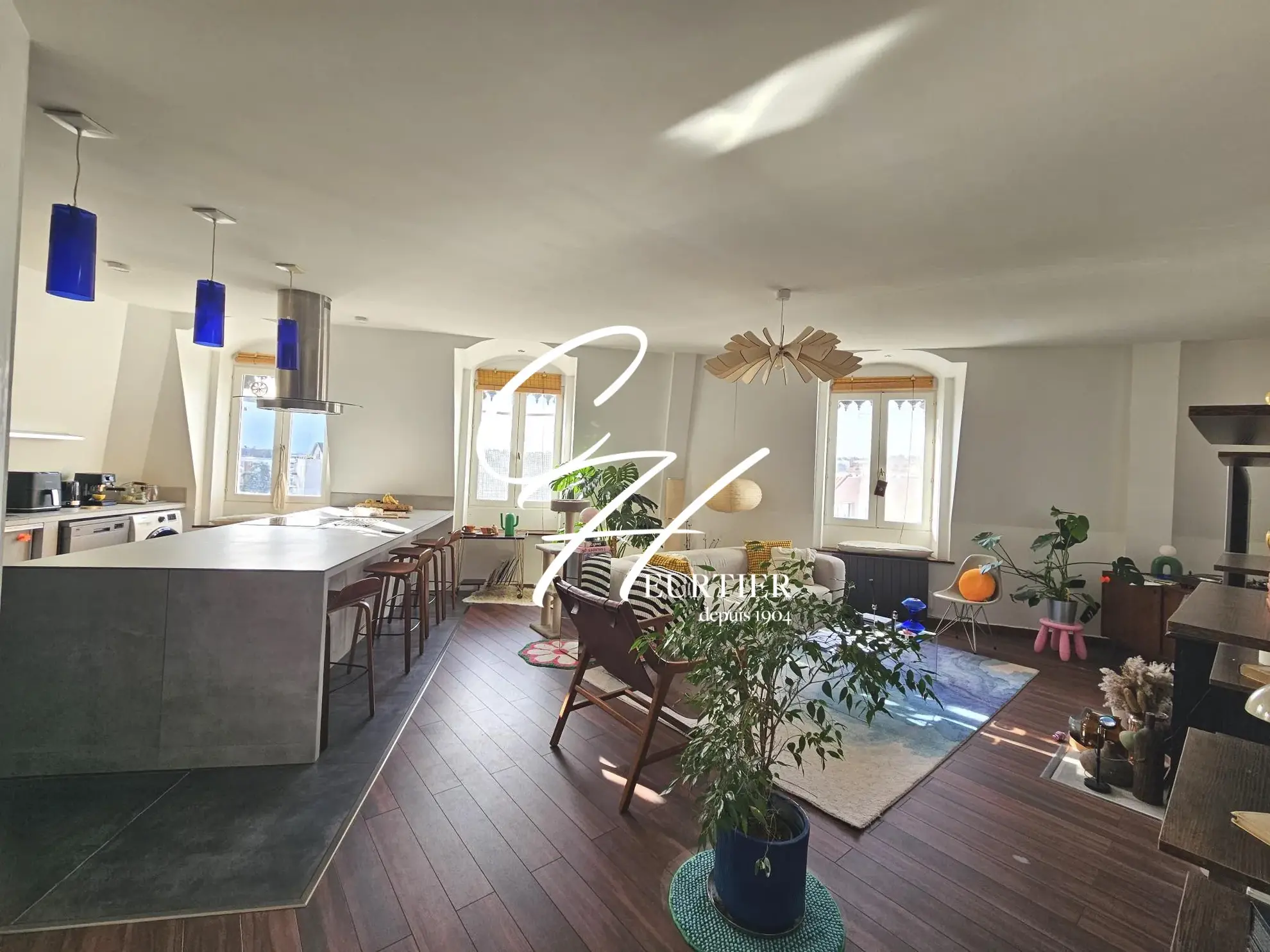Appartement T3 de standing de 78 m² en hypercentre à Voiron