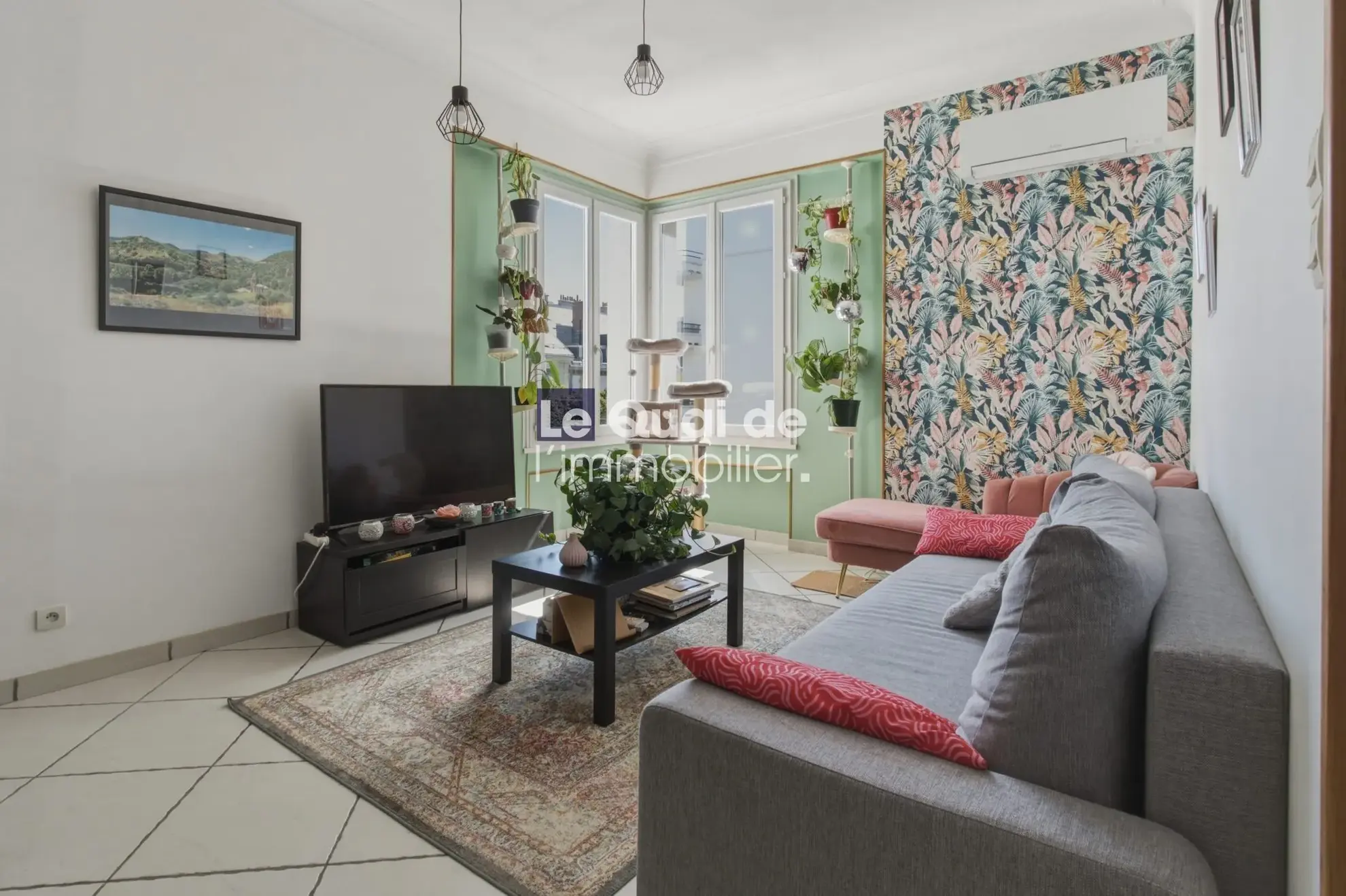 Appartement T2 lumineux à vendre à Grenoble, proche commodités, avec balcon et cave