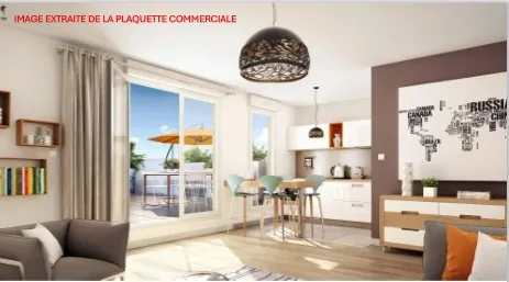 Appartement neuf T3 à Saint-Jean-de-Braye (45800) avec parking et balcon