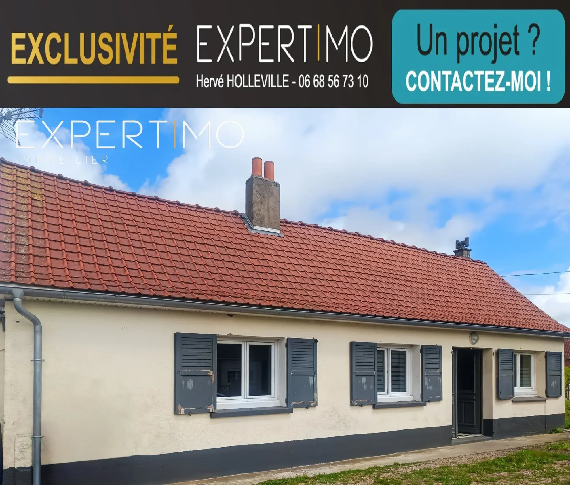 Longère à rénover à Vironchaux – Idéal premier achat ou investissement