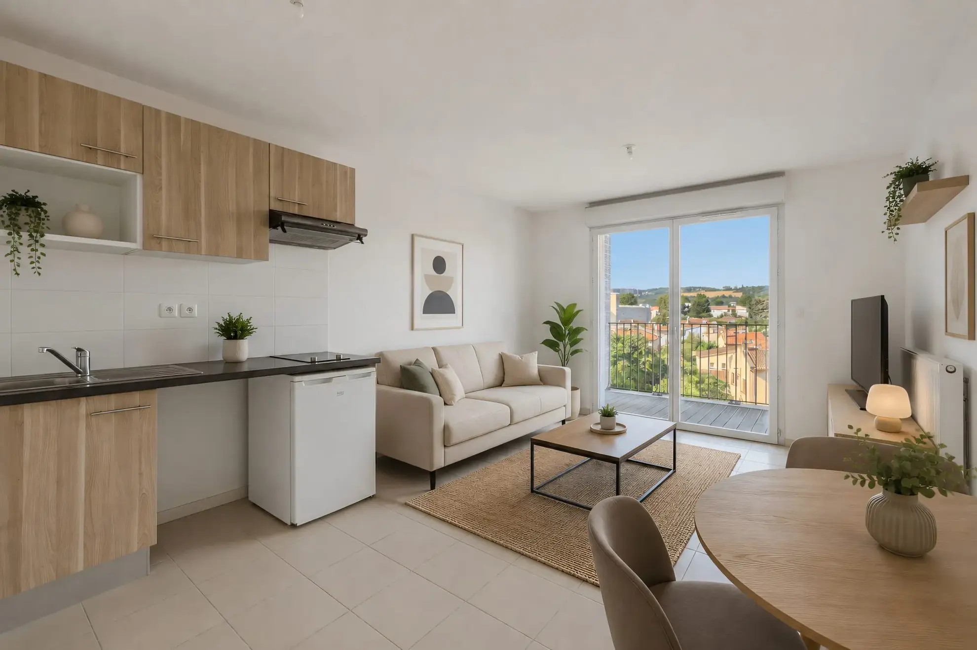 Appartement T2 à Toulouse Rangueil avec terrasse et parking