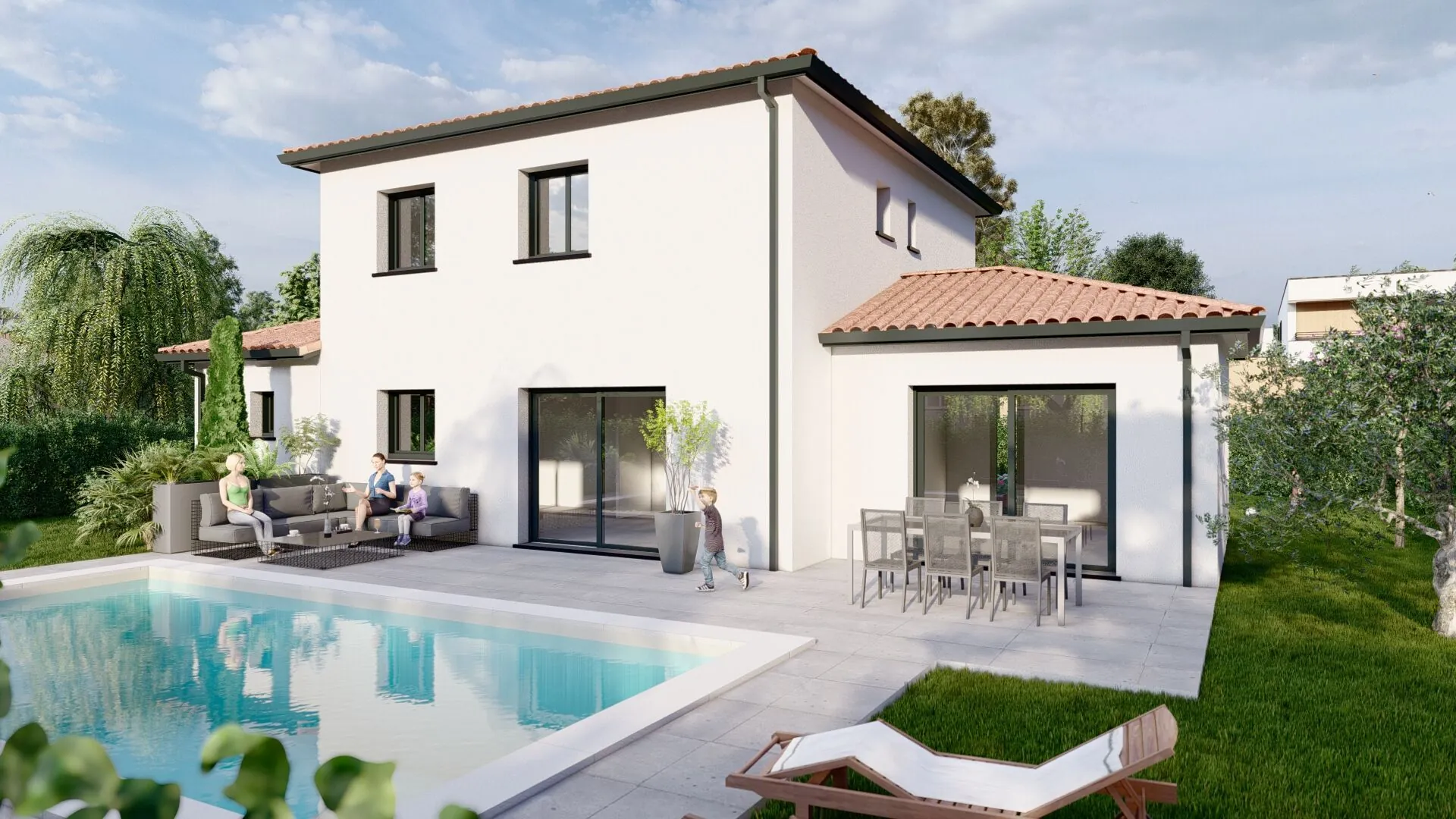 Maison neuve T5 à L'Union - 130 m² avec garage et espace familial personnalisé