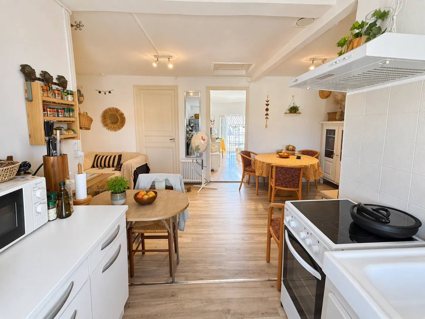 Appartement traversant T3 lumineux au dernier étage à Le Boulou