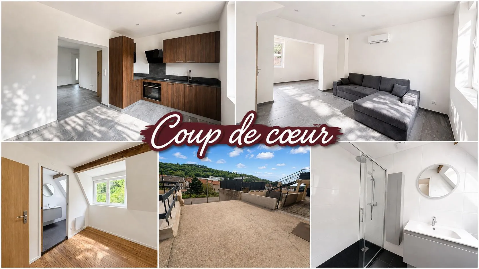 Maison rénovée de 75 m² avec terrasse et jardin à Algrange