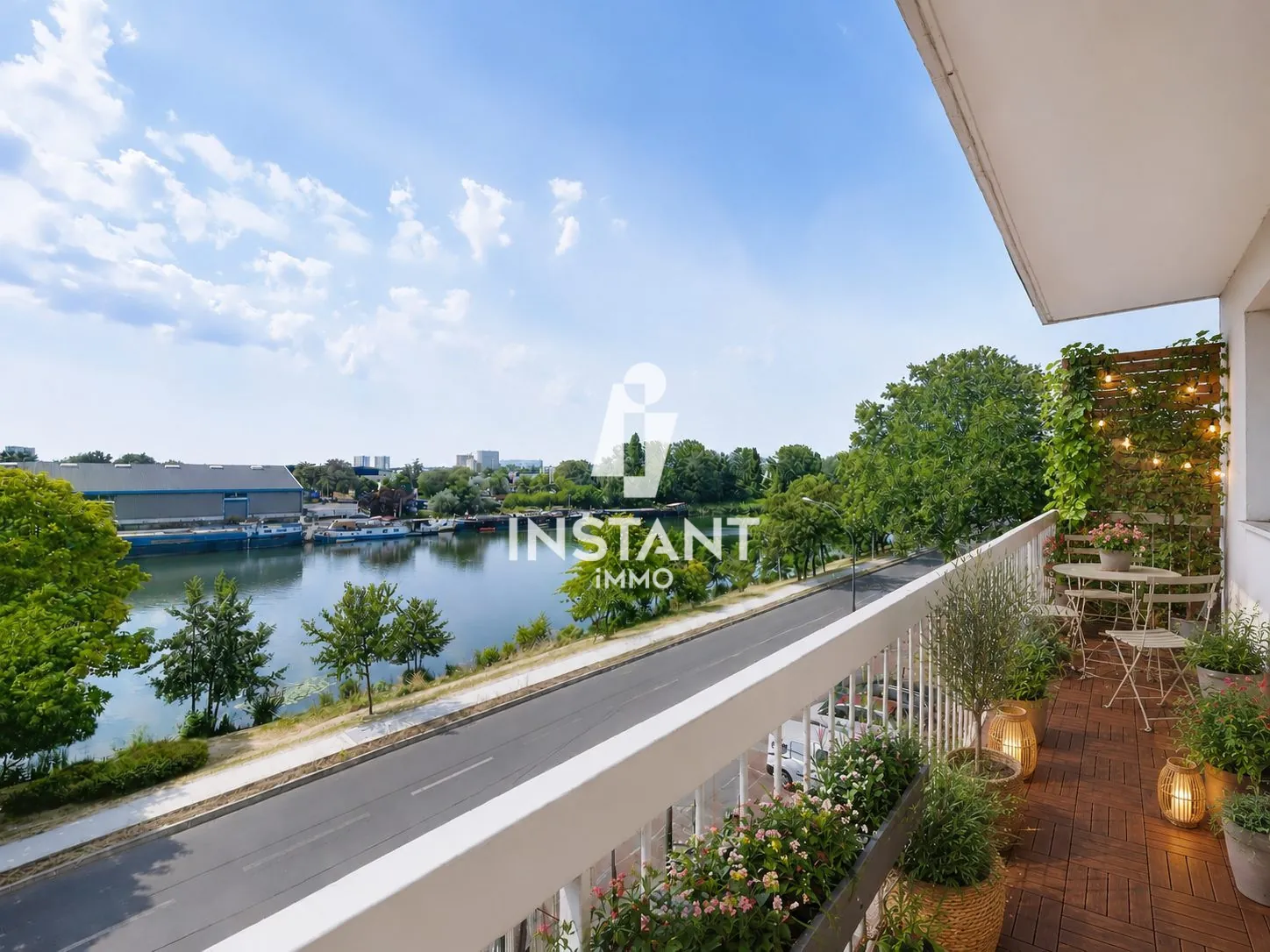 Studio avec vue panoramique sur les bords de Marne à Saint-Maur-des-Fossés