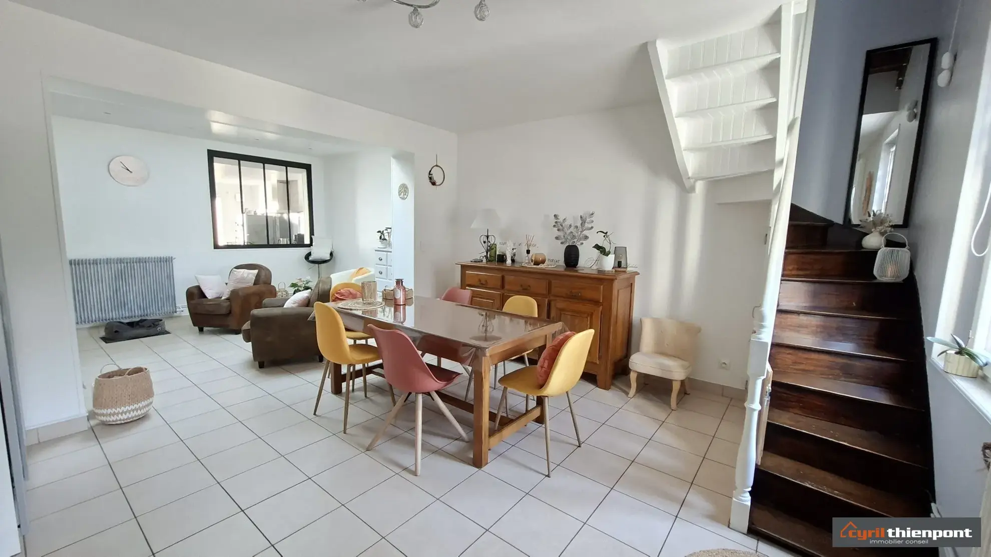 Achat maison de ville en briques à Abbeville - 80 m², 2 chambres avec terrasse et jardin