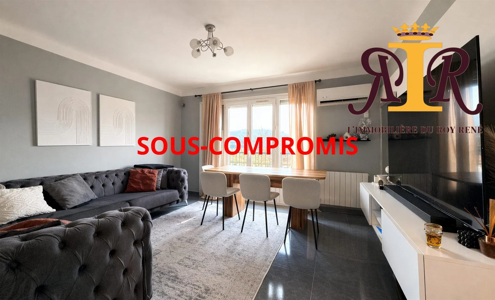 Appartement T3 de 60m² à Pertuis avec stationnement privé