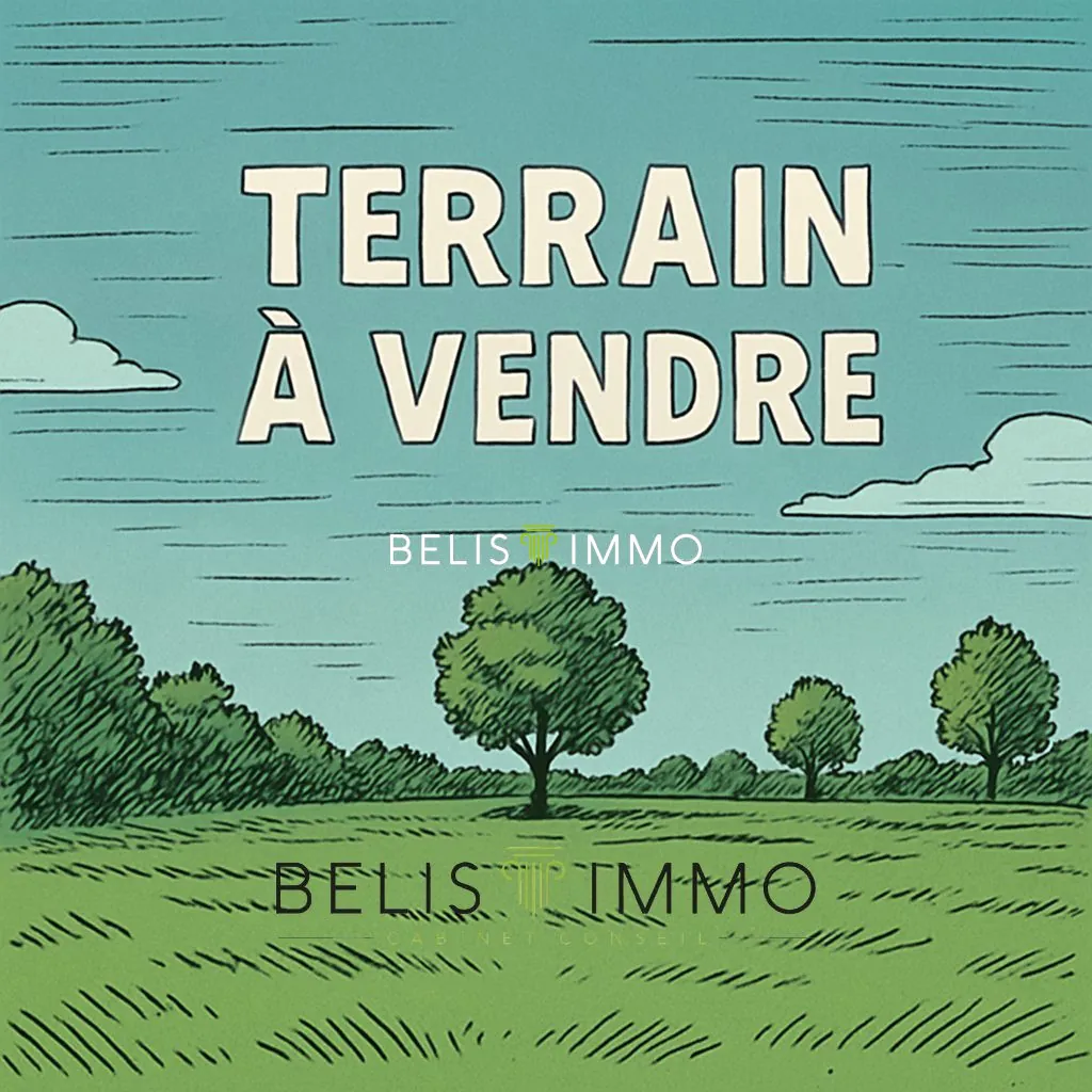 Terrain constructible à vendre à Montlouis-sur-Loire, 1203 m² avec garage, calme et potentiel de développement