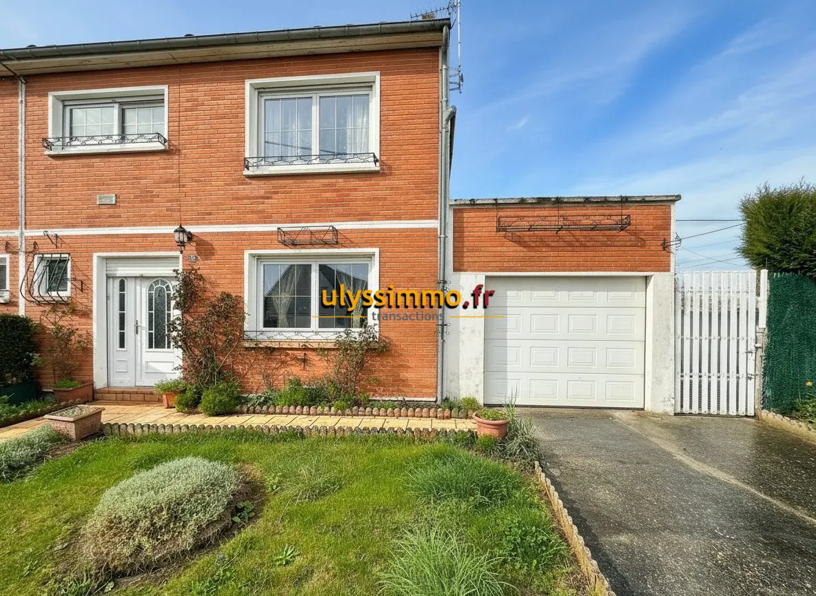 Belle maison de 3 chambres avec jardin et véranda à Harbonnières