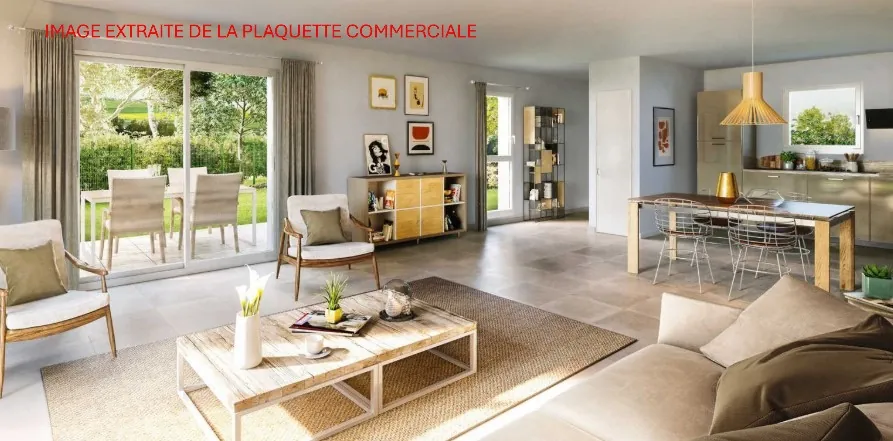 Appartement 2 pièces neuf à Sourcieux-les-Mines - Résidence avec terrasse et parking