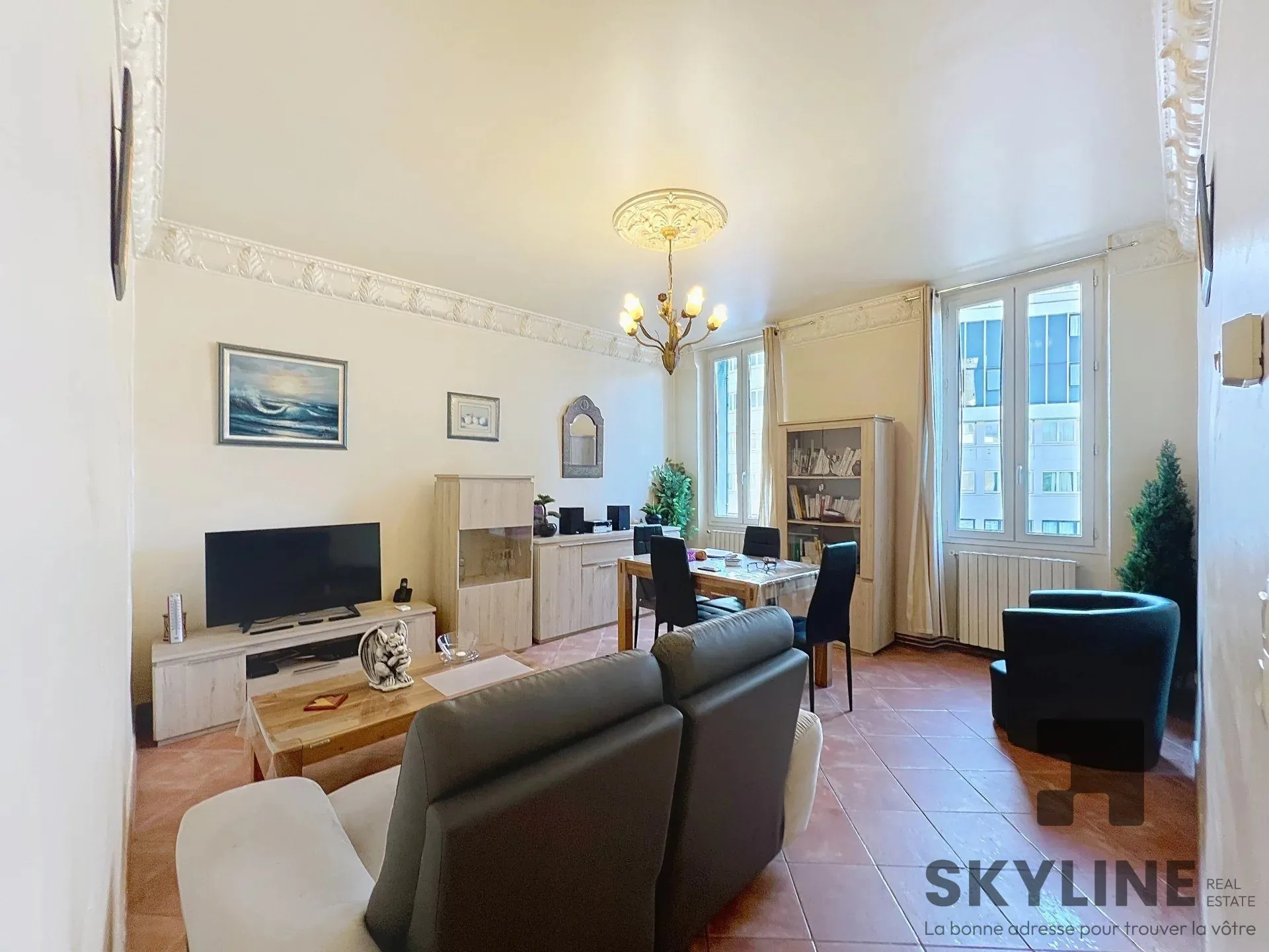Bel appartement traversant de 73,15 m² à Marseille 3e, idéal famille ou investisseur