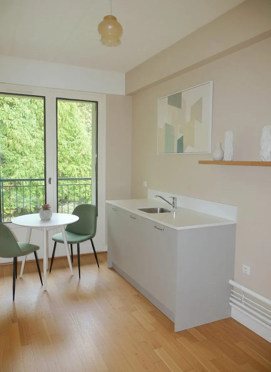 Appartement 2 pièces avec balcon et vue dégagée à Vitré