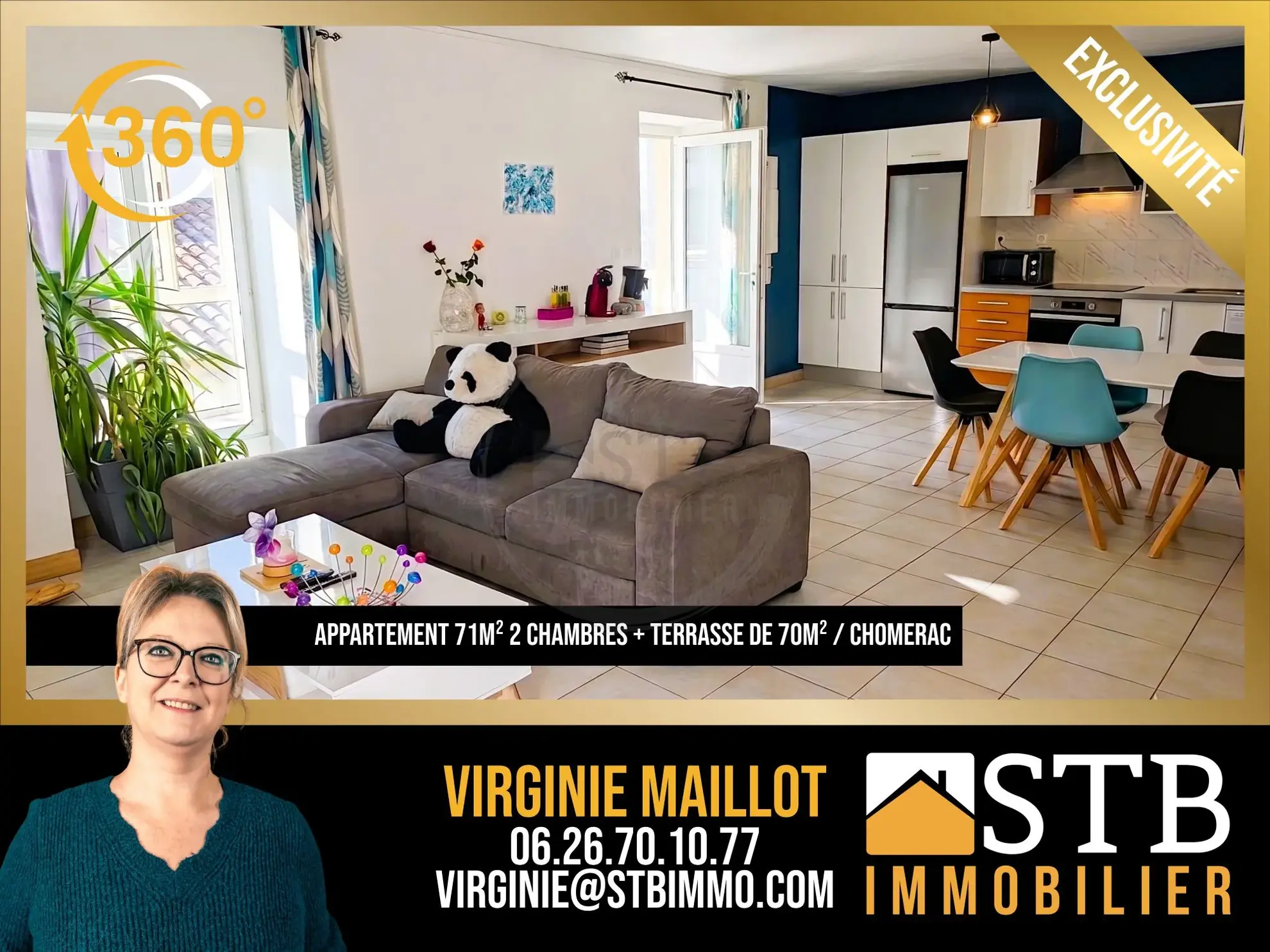Bel appartement avec terrasse et cave à Chomérac
