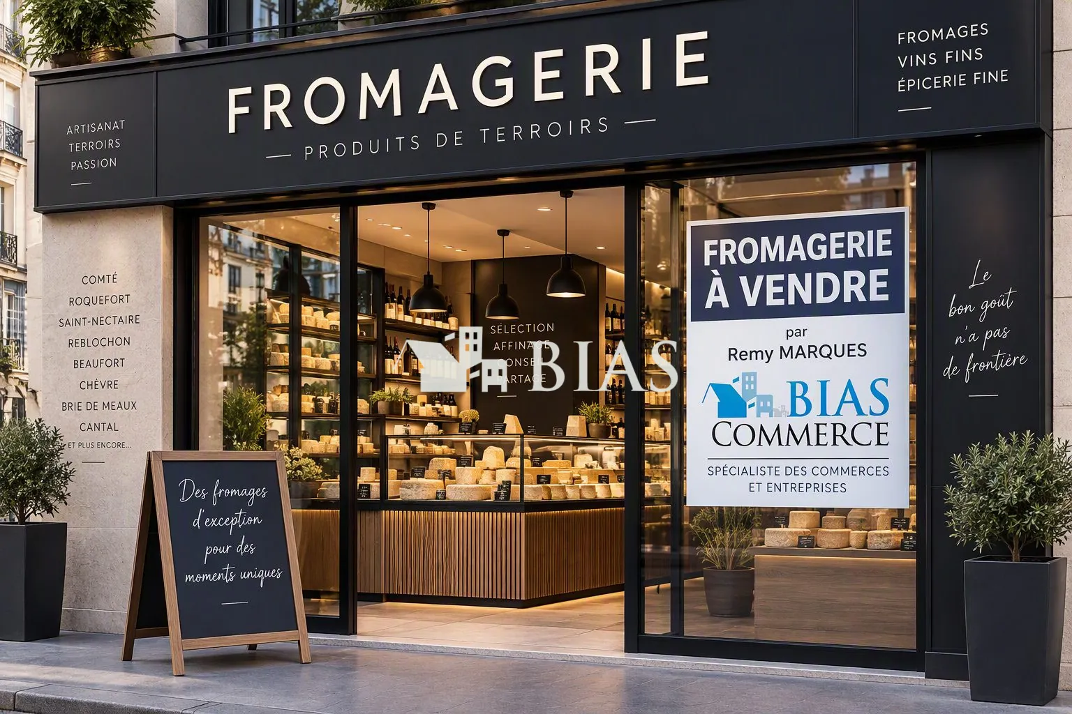 À vendre : belle fromagerie à Paris 20e, emplacement recherché et forte rentabilité