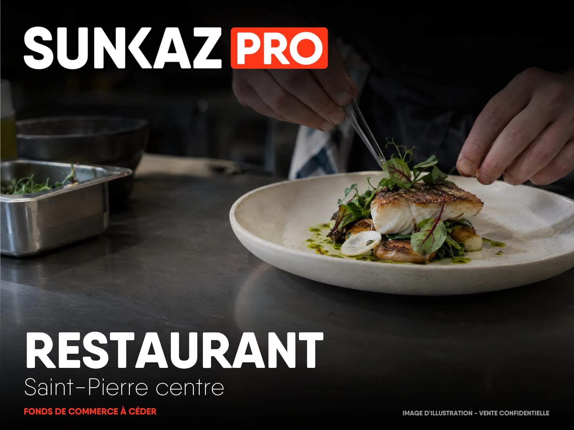 À vendre : Restaurant d'exception à Saint-Pierre avec jardin intérieur et CA de 350 000 €