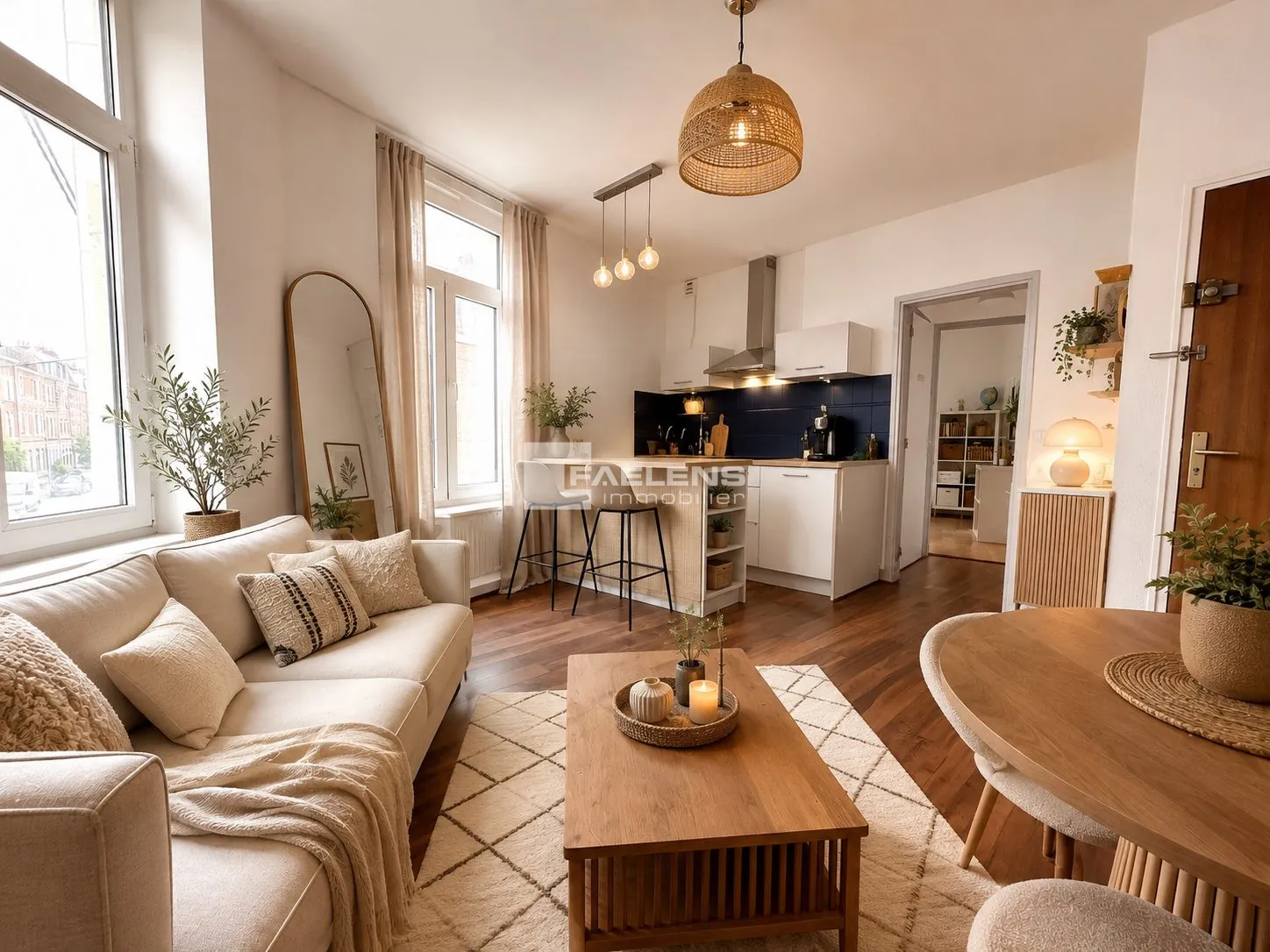 Très bel appartement de type 2 proche de la fac de droit à Lille