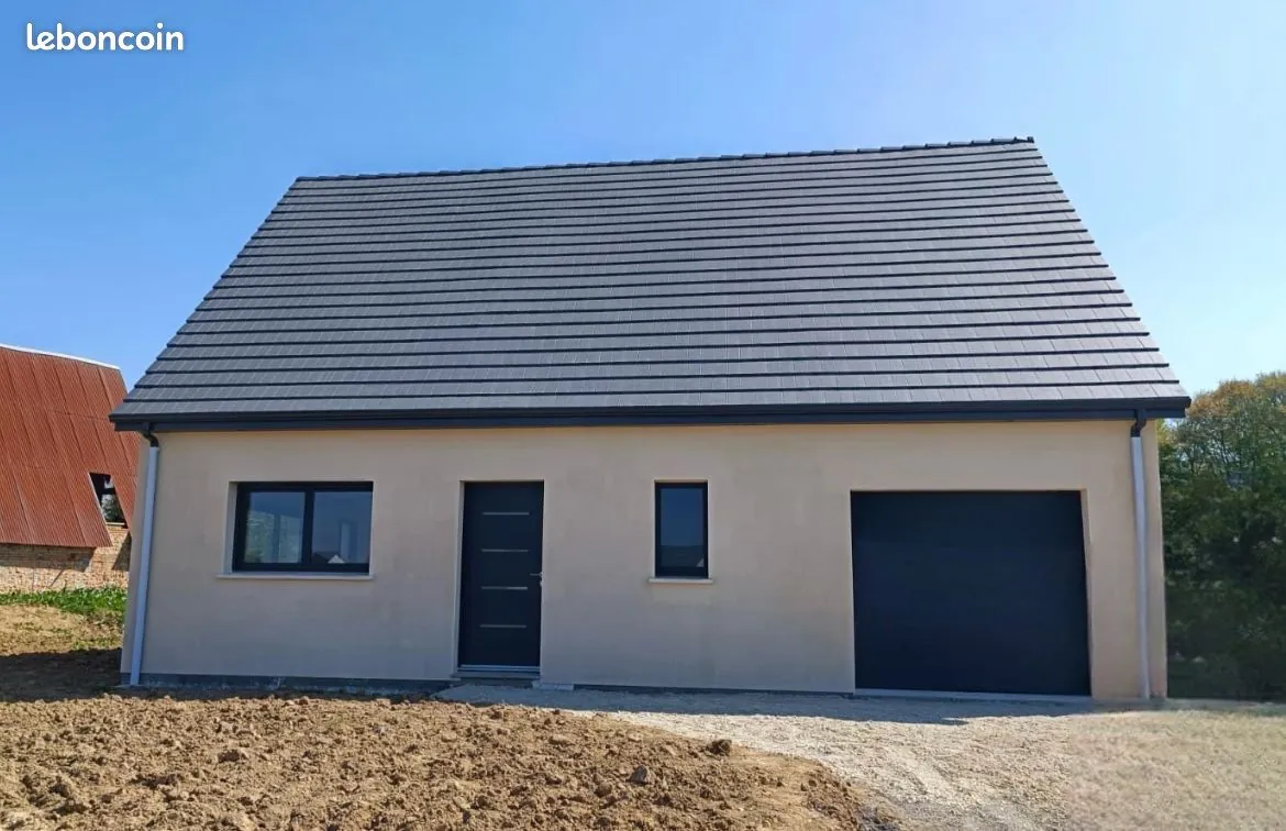 Maison de plain-pied de 70 m² avec 3 chambres et garage à Henin Beaumont