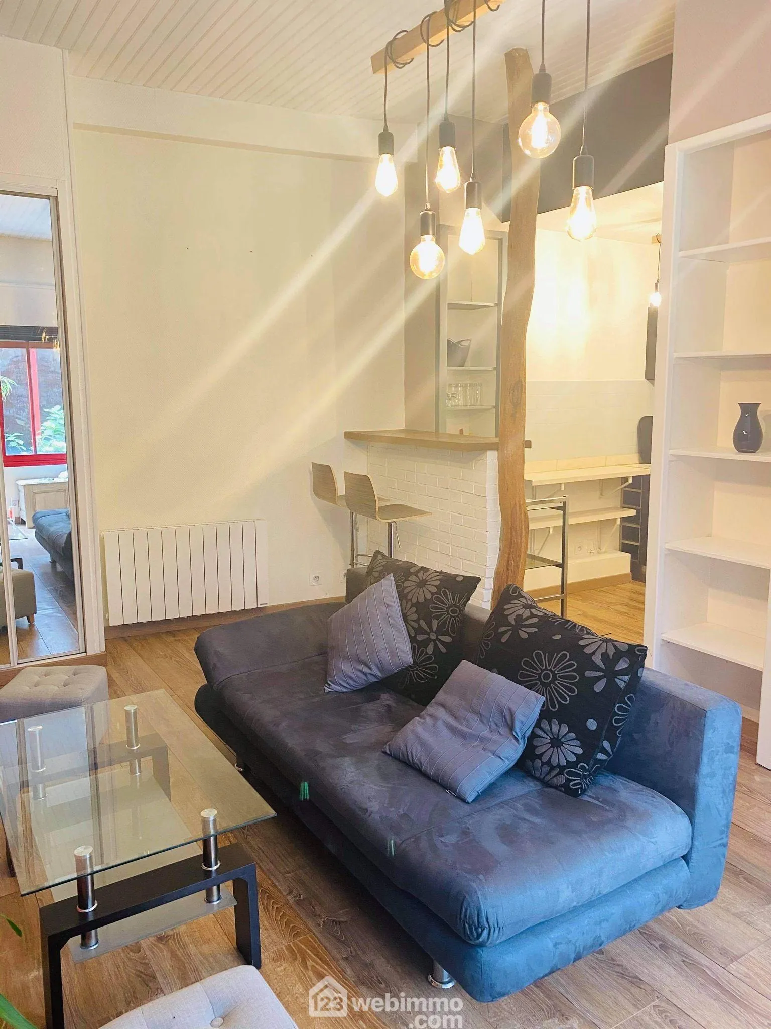 Appartement T1 de 40 m² à Rouen Rive Droite - Investissement locatif avec cachet industriel