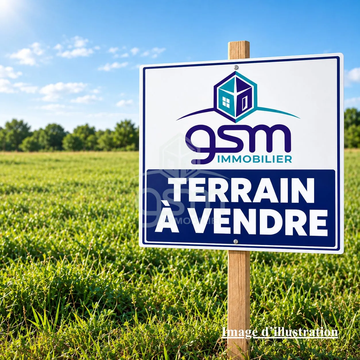 Terrain constructible plat à Saint-Epain proche commerces et écoles