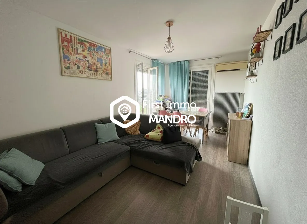 À vendre appartement T3 à Perpignan avec balcon, ascenseur et cellier