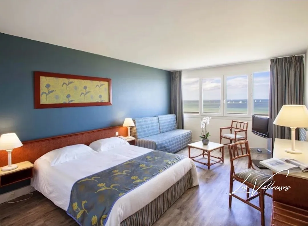 Studio face à la mer à Dieppe avec vue imprenable, meublé, idéal investissement