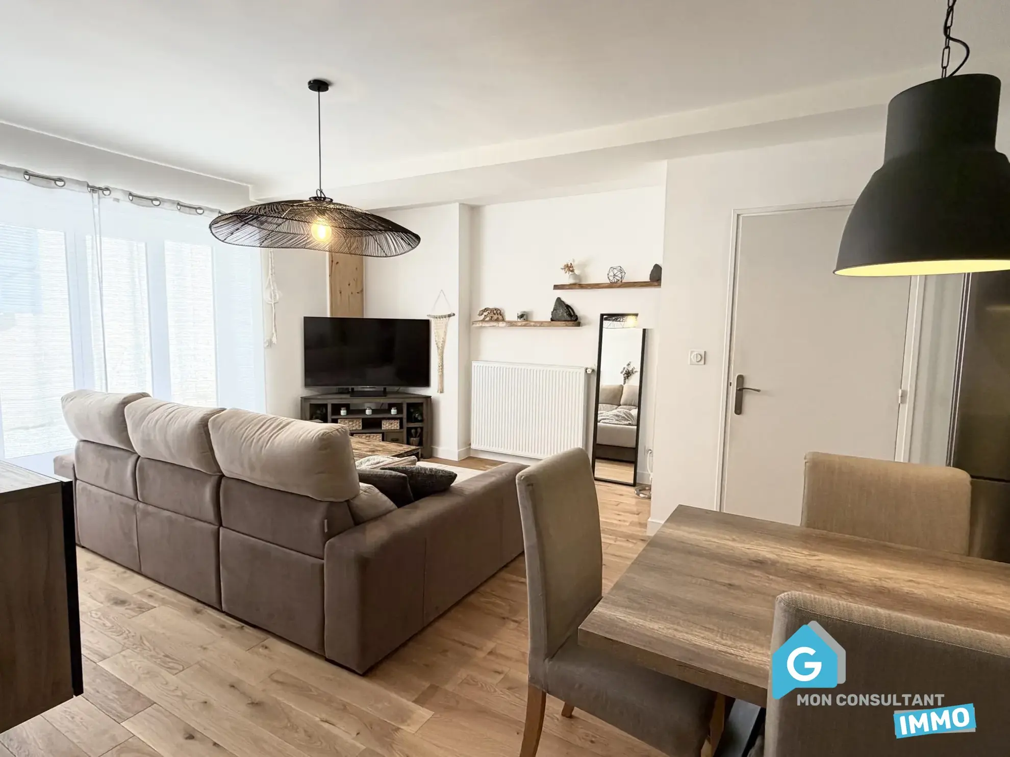 Appartement T3 rénové à vendre à Beaune, proche centre-ville et gare