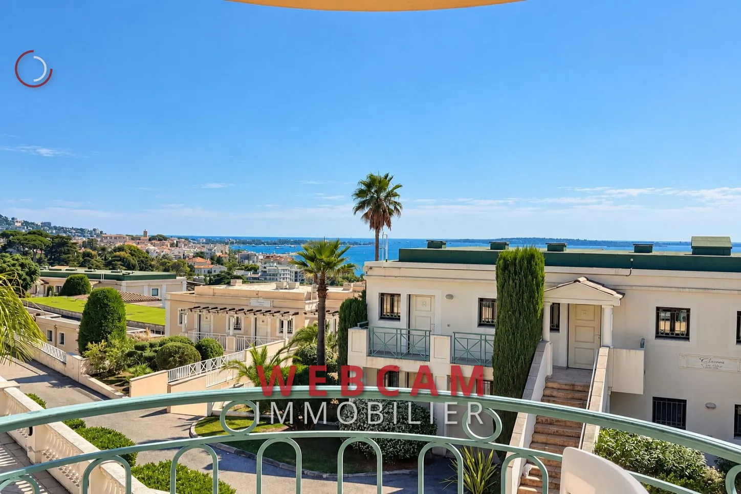 Appartement 2 pièces avec terrasse, vue mer à Cannes Croix des Gardes