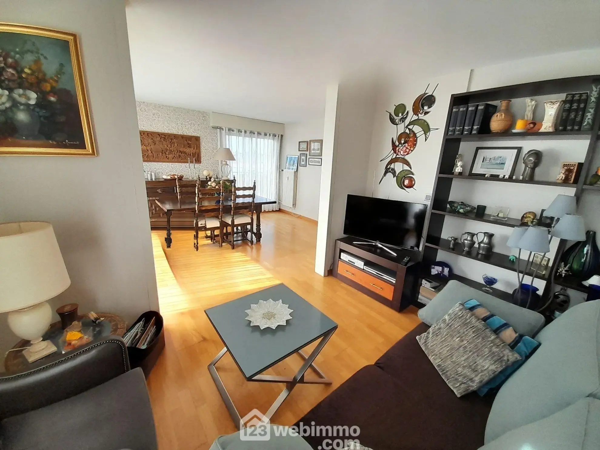 Appartement lumineux de 93 m² avec balcons et garage à Rouen Île Lacroix