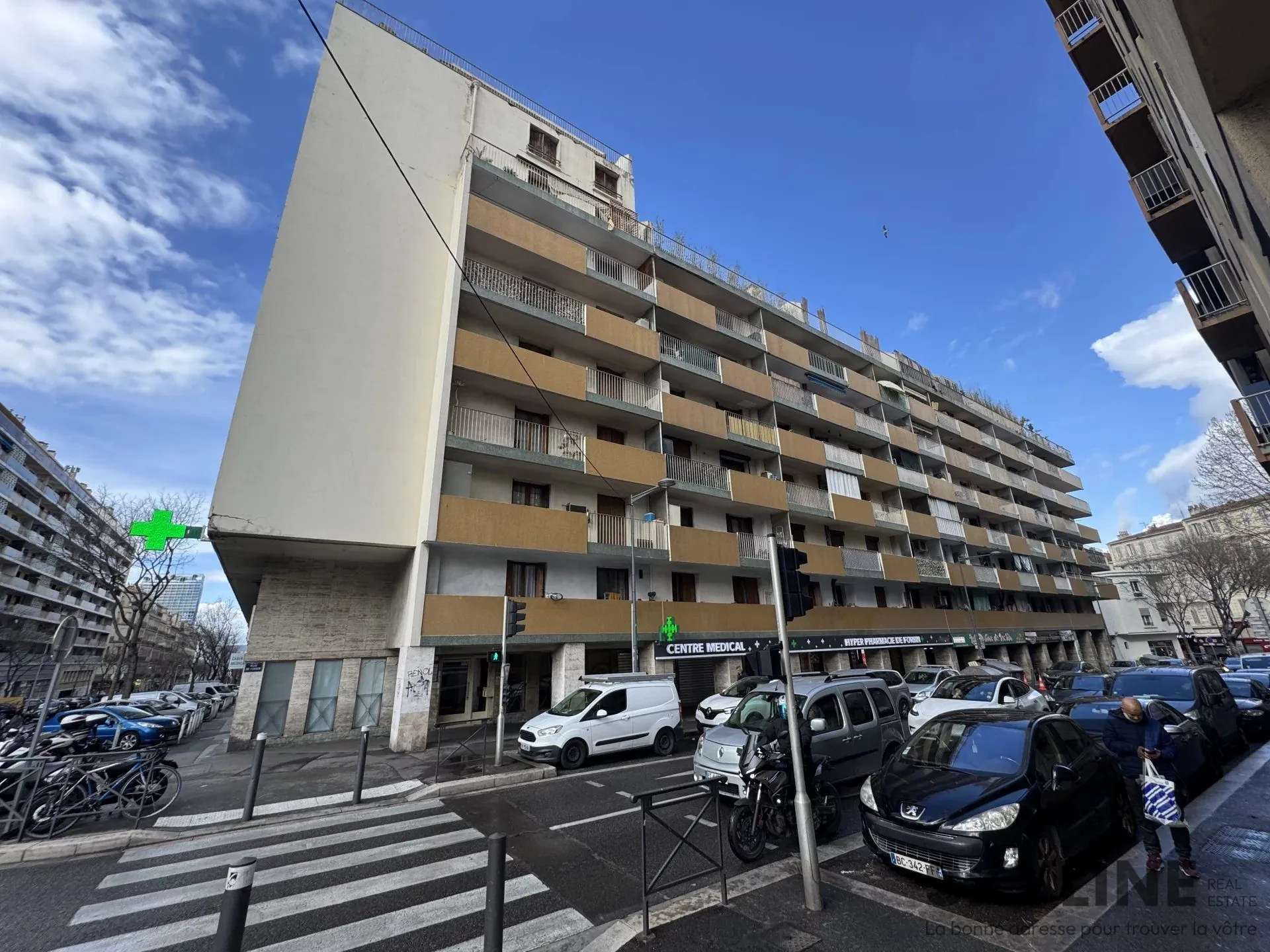 Investissement T2 avec balcon à Marseille 3e - Bon revenu locatif