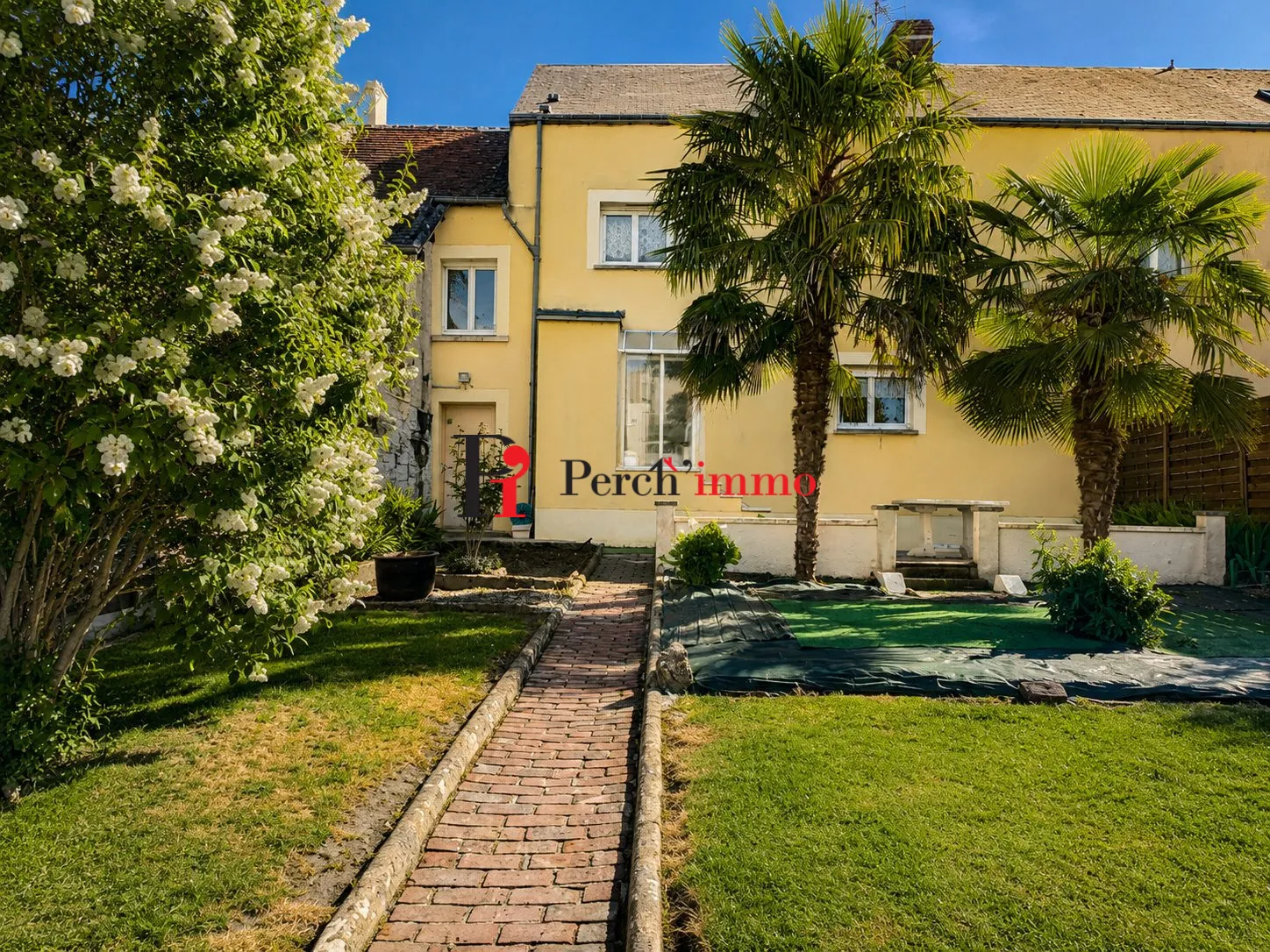 Maison de village rénovée avec jardin entre Mortagne-au-Perche et Bellême