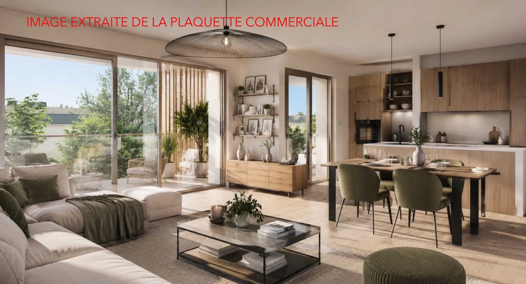 Très bel appartement T3 neuf à Saint-Berthevin avec parking et balcon