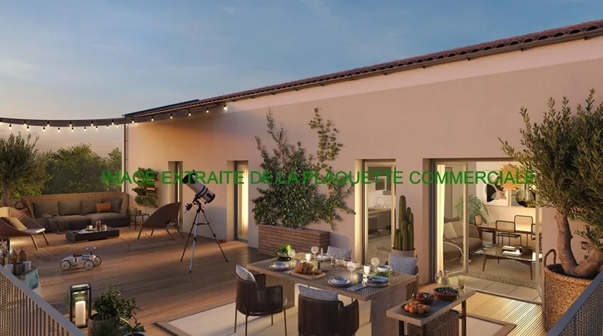 Appartement neuf T3 à Pibrac – last étage, balcon, parking, livraison 2027