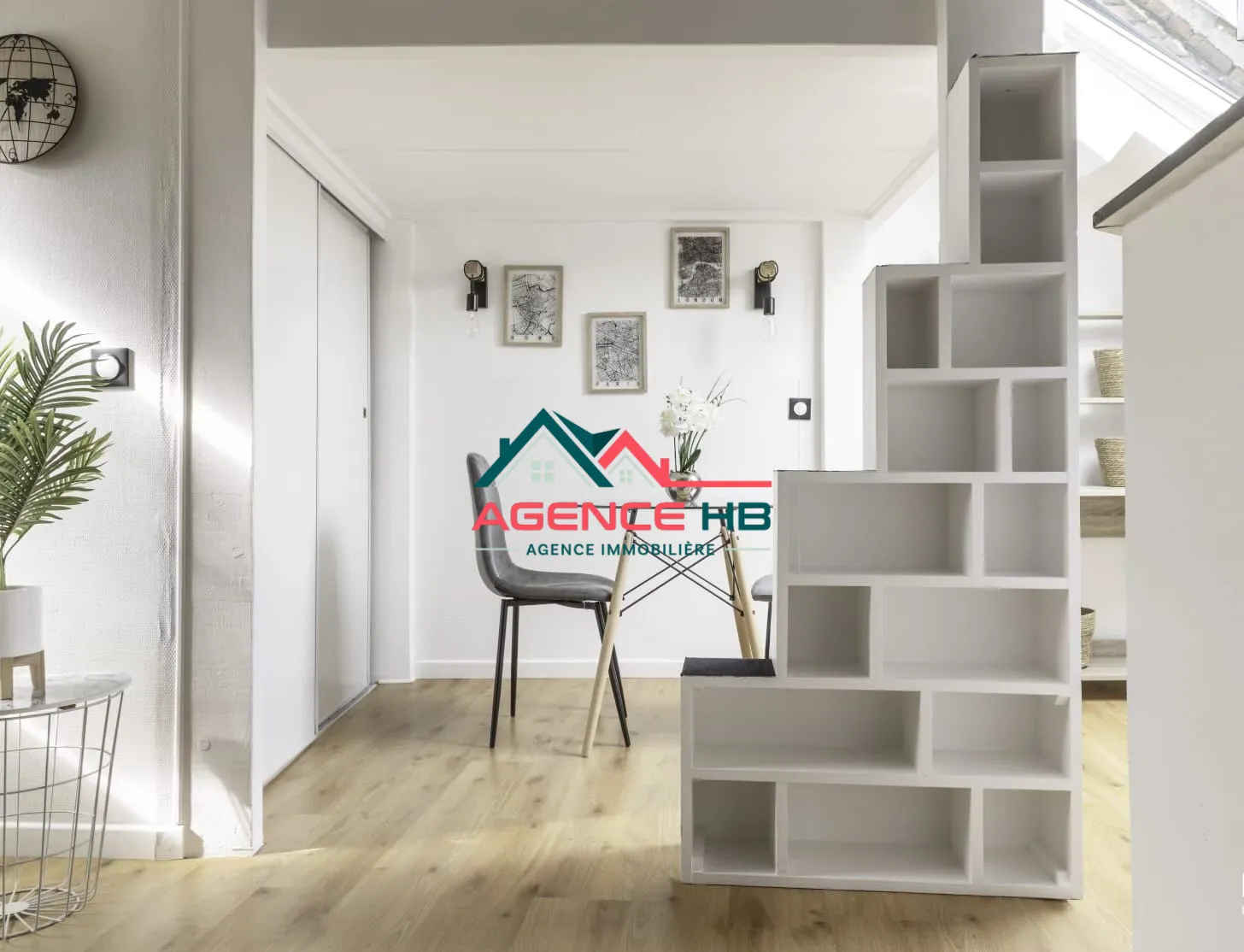 Studio à vendre à Méru, appartement investisseur avec mezzanine, cuisine ouverte de 16,34 m²