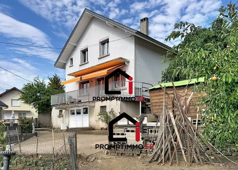 L'extérieur Maison individuelle de 114m² à Beaucourt avec potentiel d'évolution