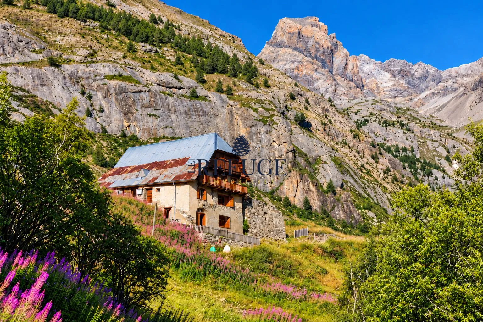 Maison de montagne à rénover à Fouillouse, Saint-Paul-en-Ubaye