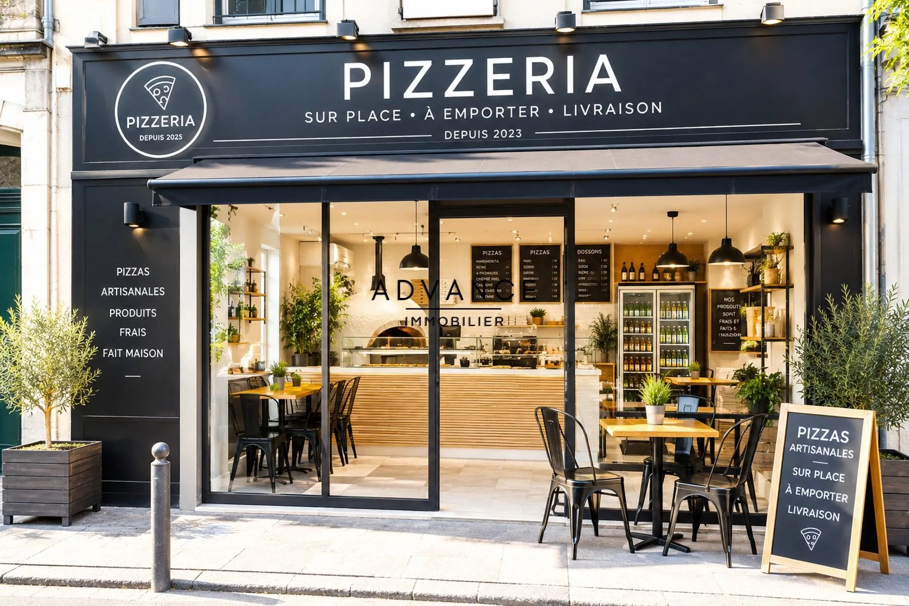 Fonds de commerce restauration / pizzeria à Montauban, emplacement stratégique avec clientèle fidèle