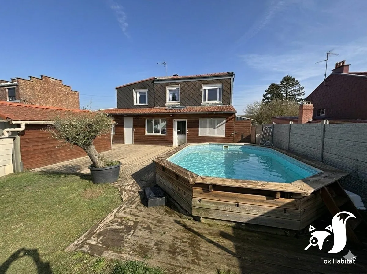 Maison individuelle avec piscine à Honnechy – 155 m²