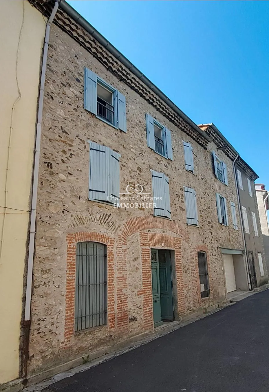 Maison en pierre rénovée avec 3 chambres et garage à Caudiès-de-Fenouillèdes