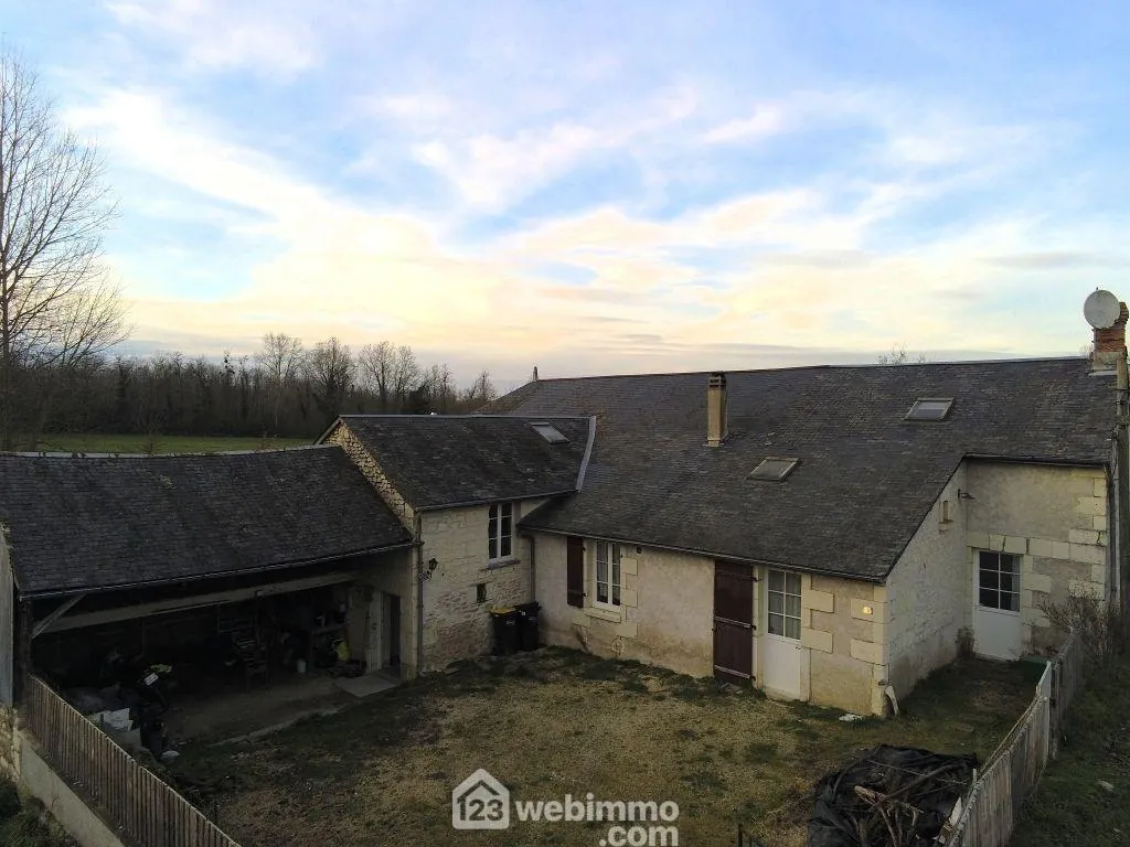Maison à Orches de 140 m² avec 3 chambres, grand terrain et tranquillité