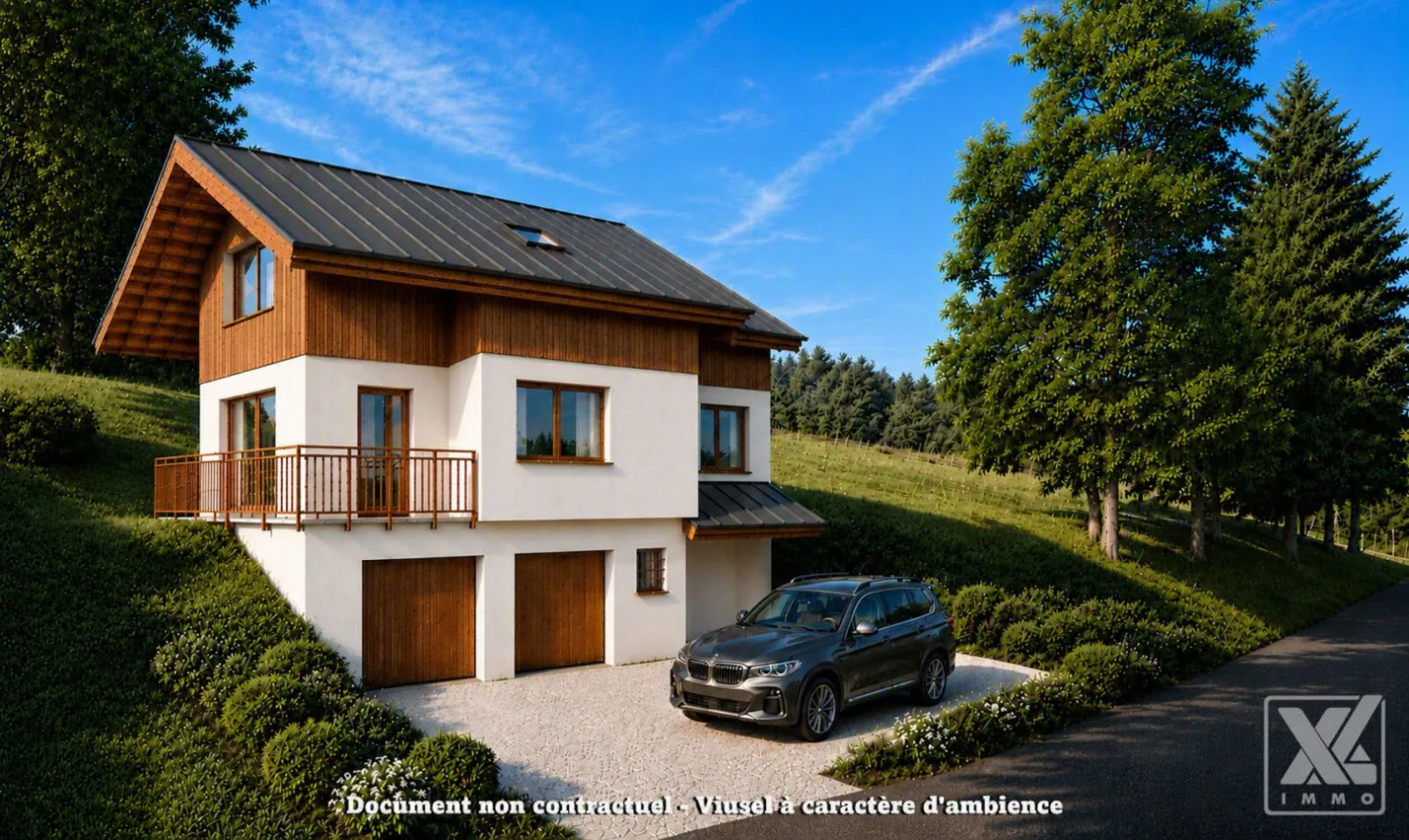 Terrain à bâtir de 994 m² à Briançon avec permis de construire en 2022