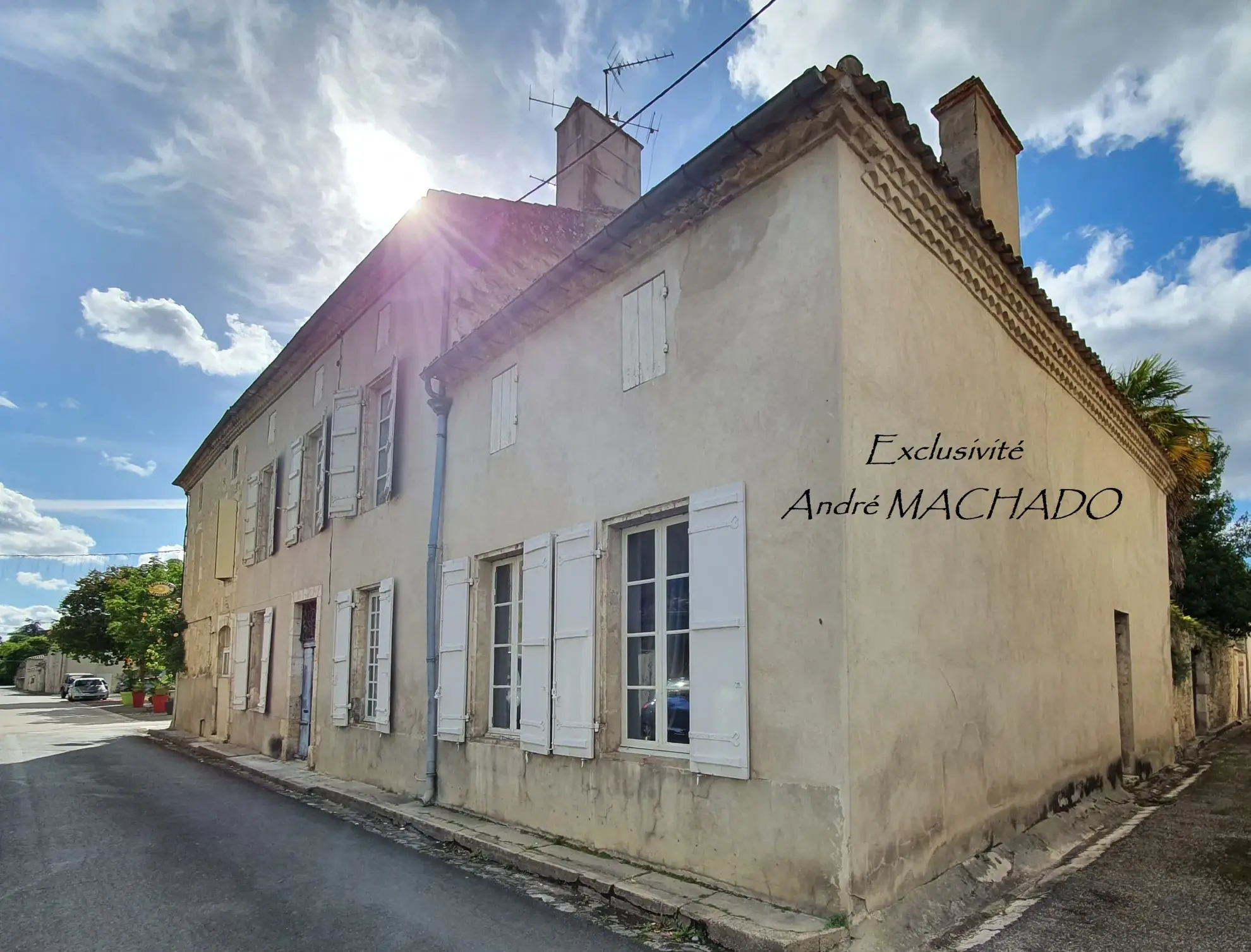 Maison de ville authentique à Vianne (47) avec jardin de curé et grands volumes