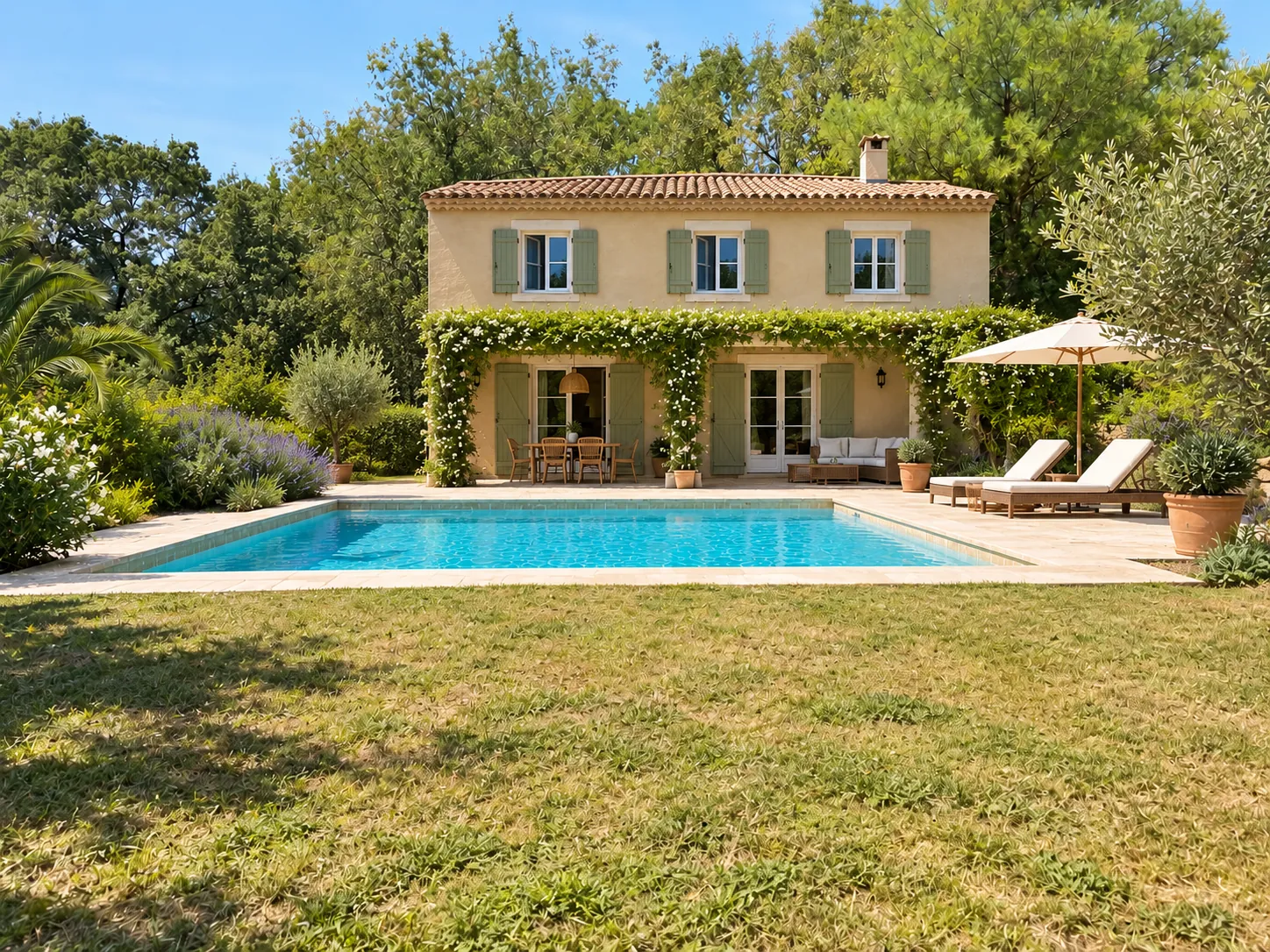 terrain constructible à La Roquette-sur-Siagne de 735 m², calme et ensoleillé