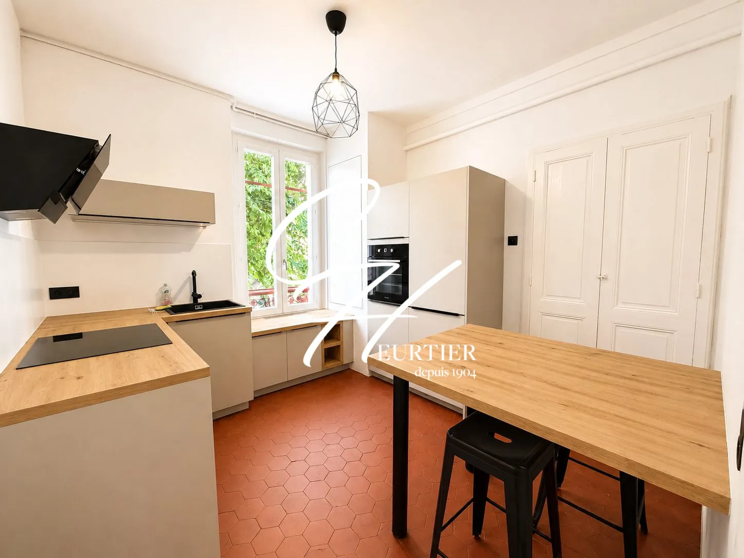 Appartement T2 rénové à Grenoble - Charme de l'ancien, modernité et calme