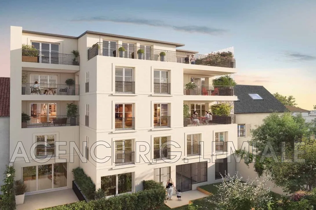 Studio lumineux avec parking à Maisons-Laffitte - Résidence haut de gamme