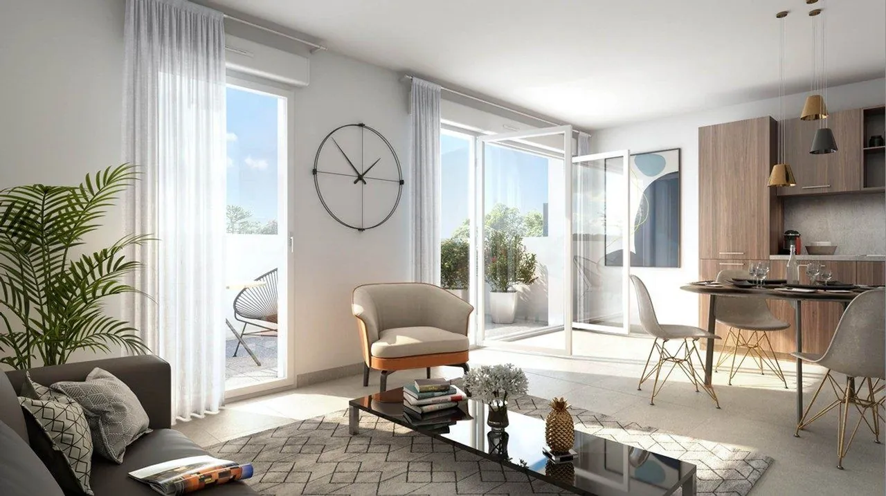 Appartement T2 neuf de 46 m² à Ollioules – Résidence récente avec balcon privé