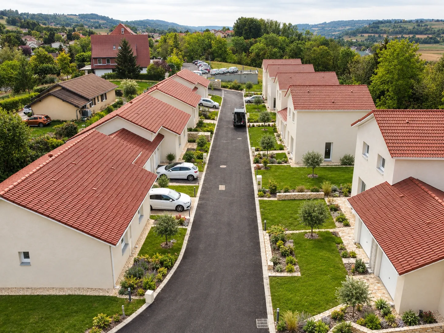 Maison neuve à Montferrat avec jardin, proche du lac de Paladru