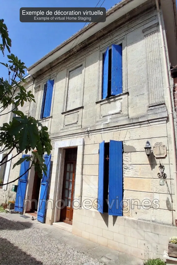 Charmante maison en pierre de 150 m² à vendre dans une impasse tranquille à Saint-Louis-de-Montferrand
