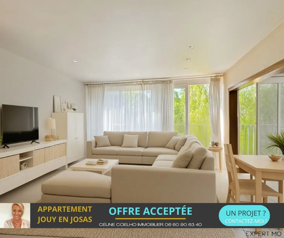Bel appartement 2/3 chambres en dernier étage à Jouy-en-Josas, idéal famille ou investissement