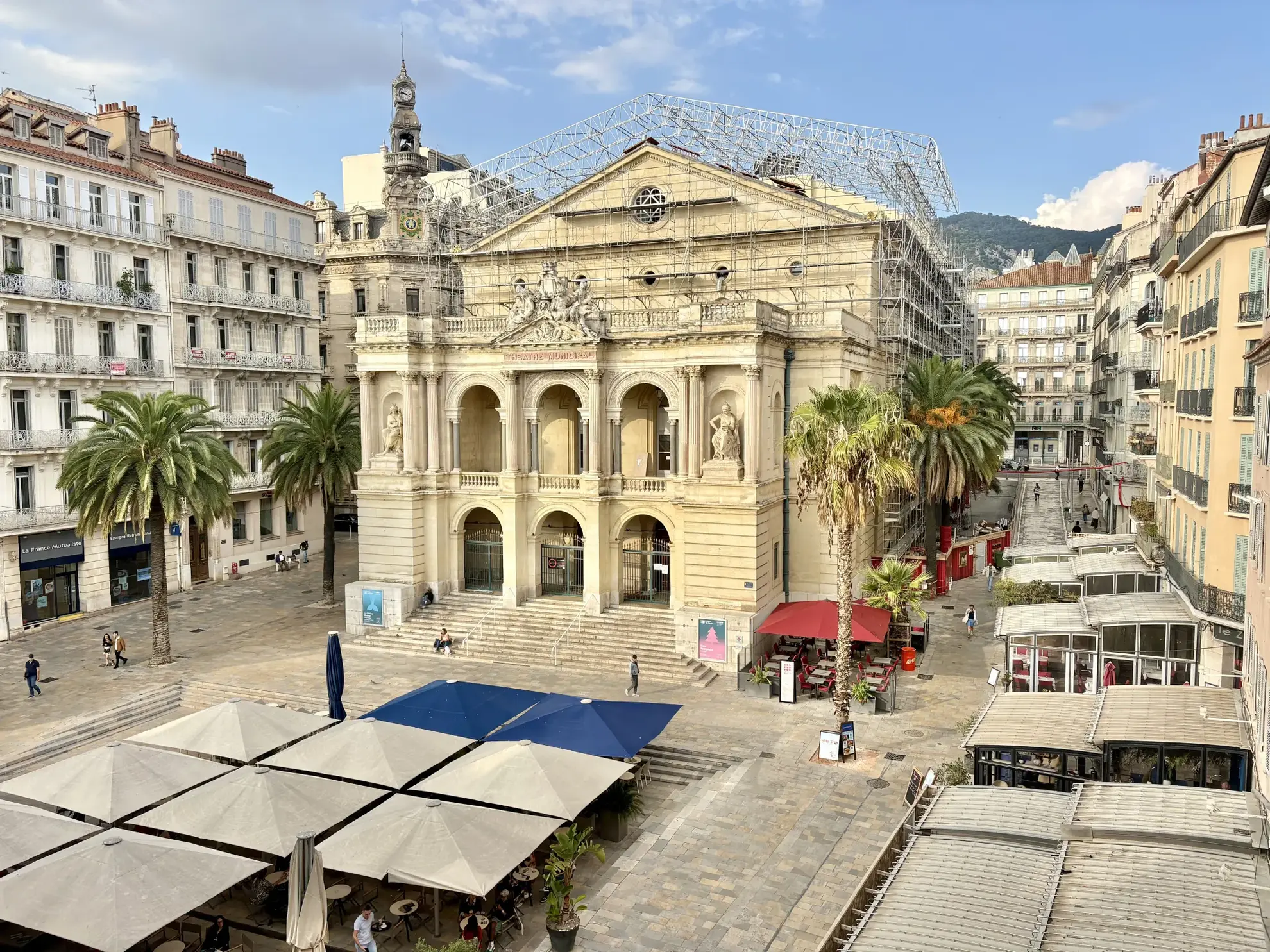 Appartement T2 avec vue sur la place de l'opéra à Toulon
